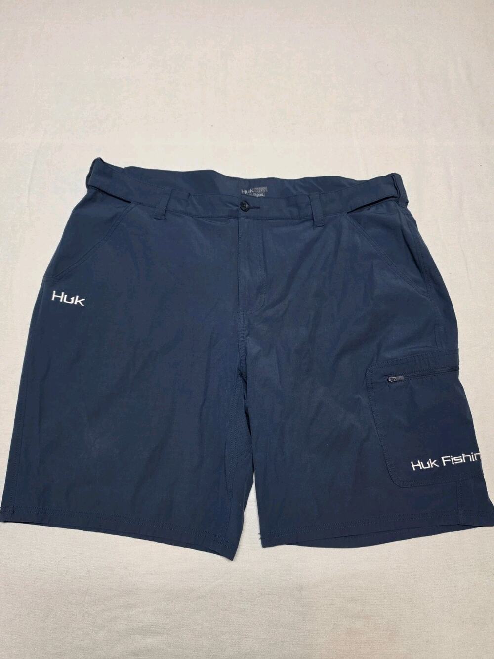 huk performance fishing shorts Blue Mens Size XxXL